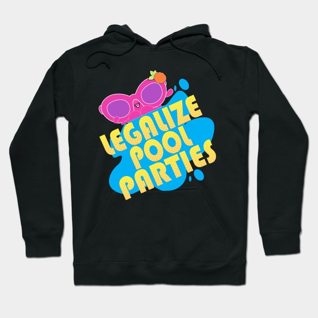 legalize pool parties..las vagas vacation party matching Hoodie by DODG99